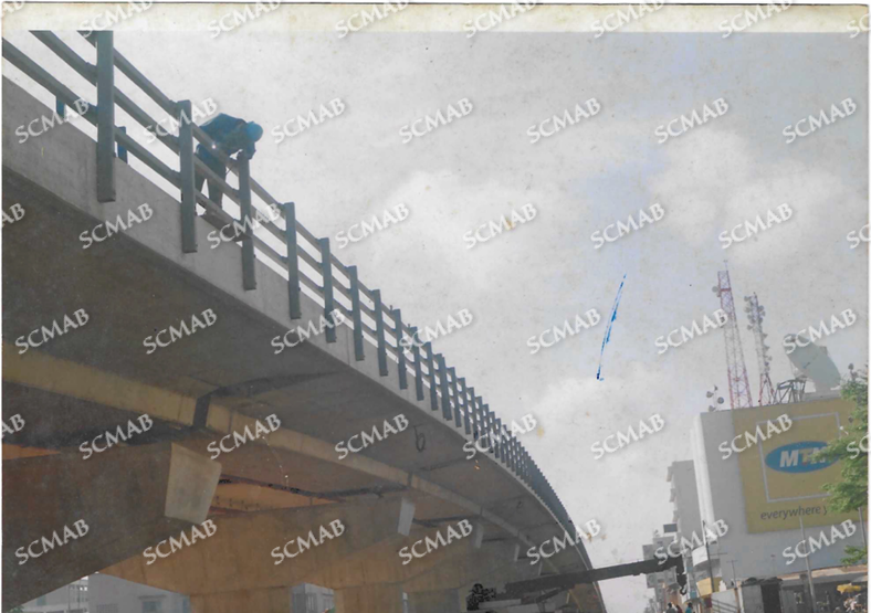 Rénovation des garde-corps d'un pont urbain